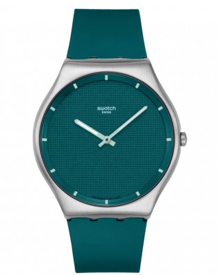 SWATCH PONDERING PATTERNS Ρολόι Πράσινο Λουράκι Σιλικόνης SS07S155