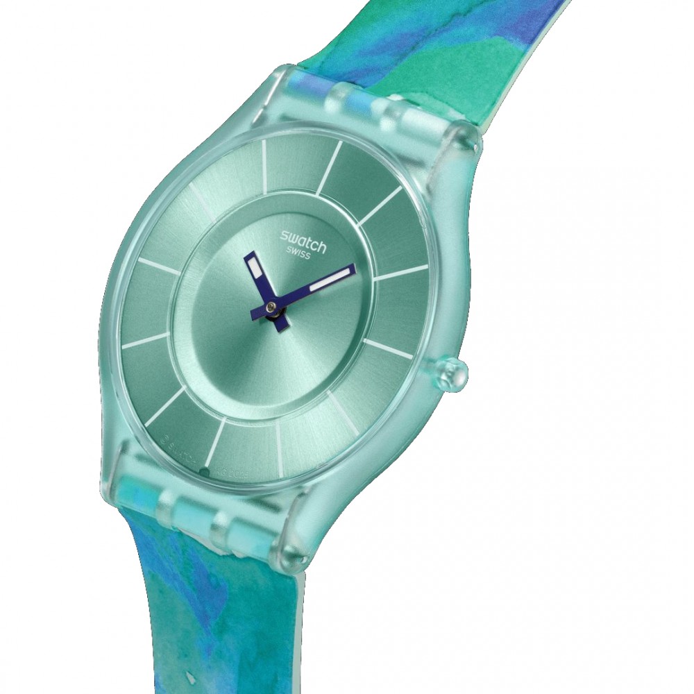SWATCH PARADISE MIST Ρολόι Πολύχρωμο Λουράκι Σιλικόνης SS08G111