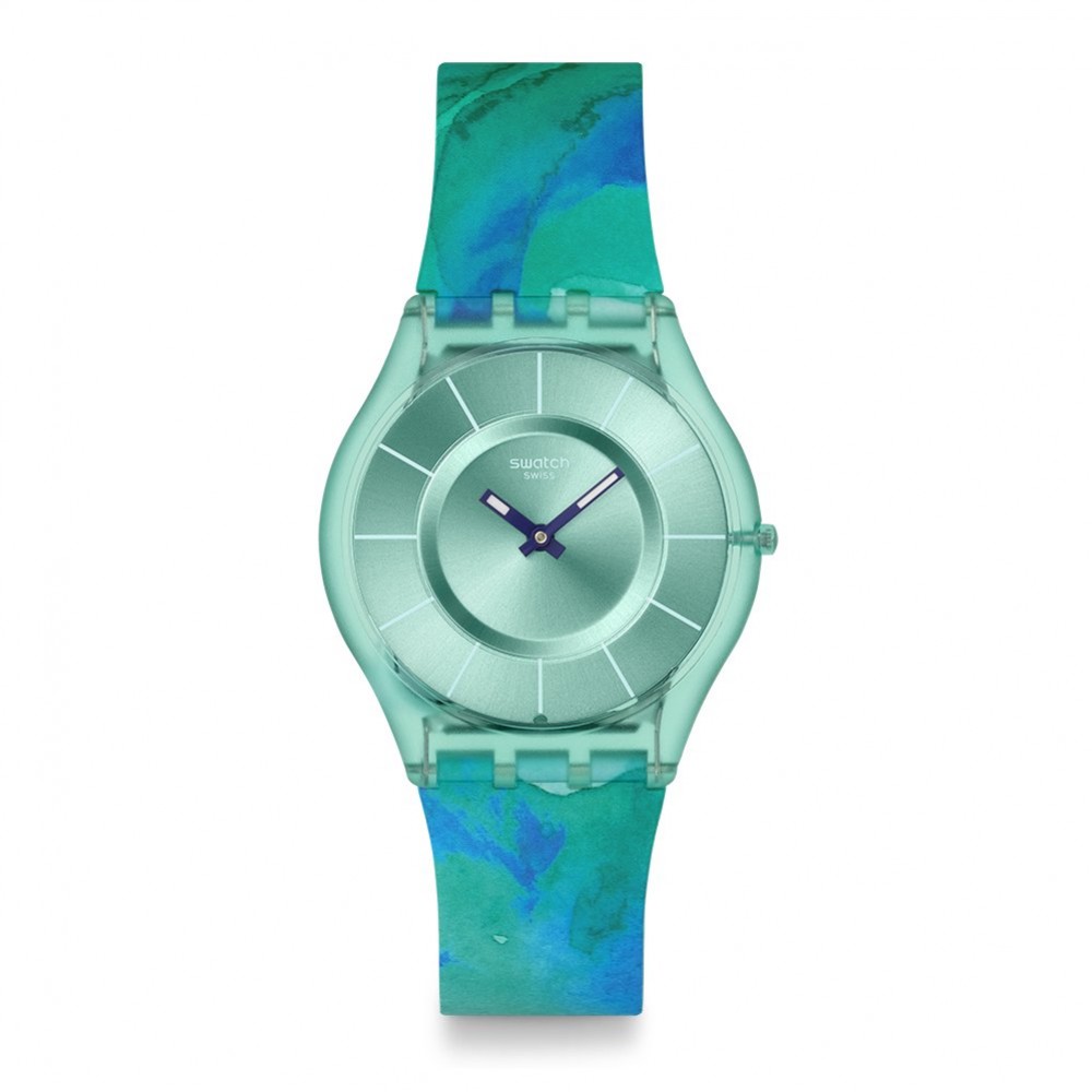 SWATCH PARADISE MIST Ρολόι Πολύχρωμο Λουράκι Σιλικόνης SS08G111