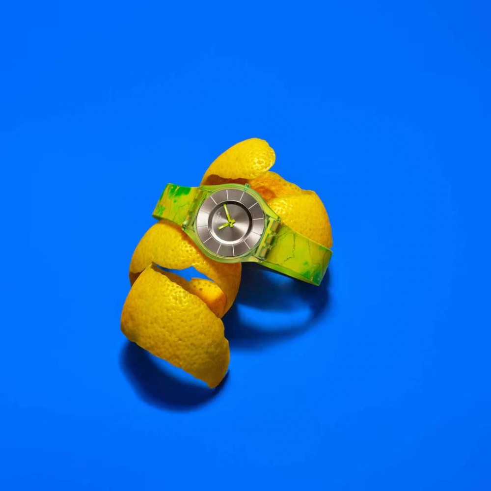 SWATCH PARADISE CANOPY Ρολόι Πολύχρωμο Λουράκι Σιλικόνης SS08G112