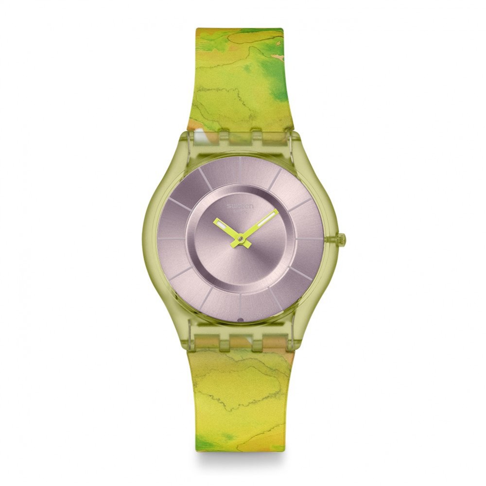 SWATCH PARADISE CANOPY Ρολόι Πολύχρωμο Λουράκι Σιλικόνης SS08G112