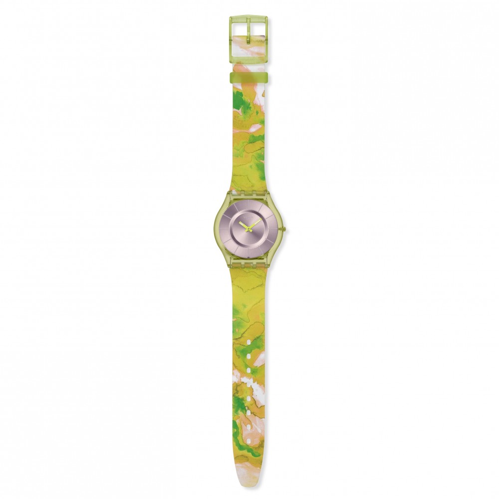 SWATCH PARADISE CANOPY Ρολόι Πολύχρωμο Λουράκι Σιλικόνης SS08G112