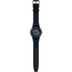 SWATCH BLUEBOOST Unisex Ρολόι Μαύρο Λουρί Σιλικόνης SUOB165