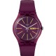 SWATCH WINERY Unisex Ρολόι Μπορντ΄ό Λουρί Σιλικόνης SUOR709