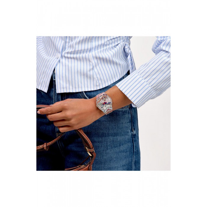 SWATCH x Art Peace Hotel BUND-ASTIC Ρολόι Πολύχρωμο Λουρί Σιλικόνης SUOZ371 SWATCH x Art Peace Hotel BUND-ASTIC Ρολόι Πολύχρωμο Λουρί Σιλικόνης SUOZ371