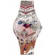 SWATCH x Art Peace Hotel BUND-ASTIC Ρολόι Πολύχρωμο Λουρί Σιλικόνης SUOZ371