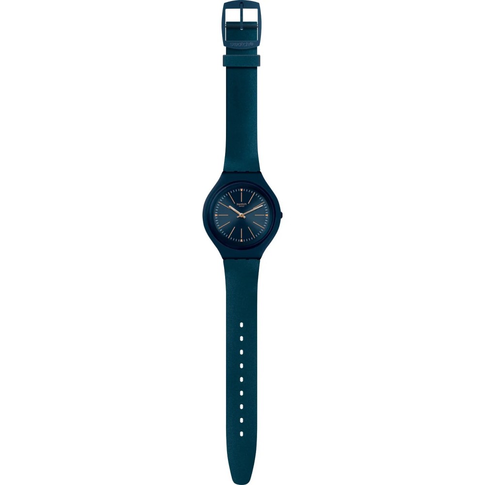 SWATCH SKINATLANTID Unisex Ρολόι Mπλε Λουρί Σιλικόνης SVUN109
