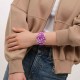 SWATCH SCUBAQUA FLOWER HAT Ρολόι Φούξια/Λευκό Λουράκι Σιλικόνης SSCU09P100