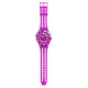 SWATCH SCUBAQUA FLOWER HAT Ρολόι Φούξια/Λευκό Λουράκι Σιλικόνης SSCU09P100