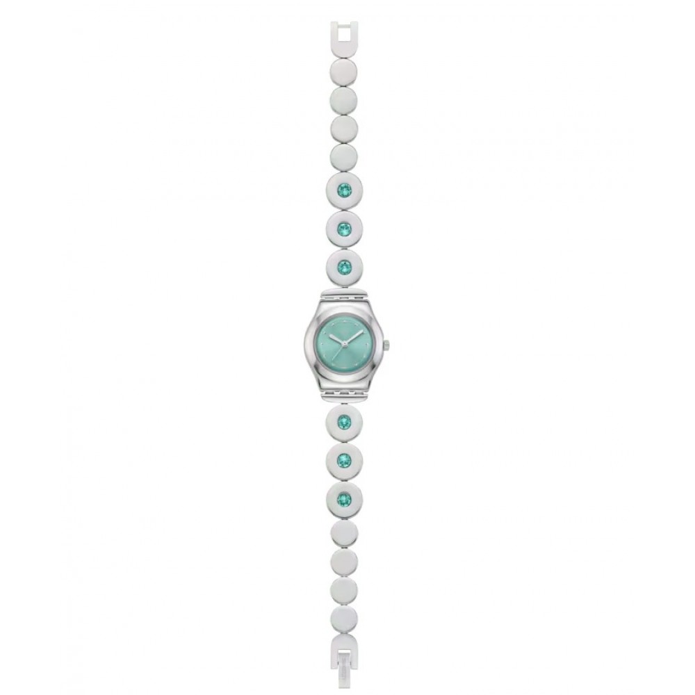 SWATCH MINTY INSPIRANCE Ρολόι Γυναικείο Ασημί Ανοξείδωτο Ατσάλι YSS355G SWATCH MINTY INSPIRANCE Ρολόι Γυναικείο Ασημί Ανοξείδωτο Ατσάλι YSS355G