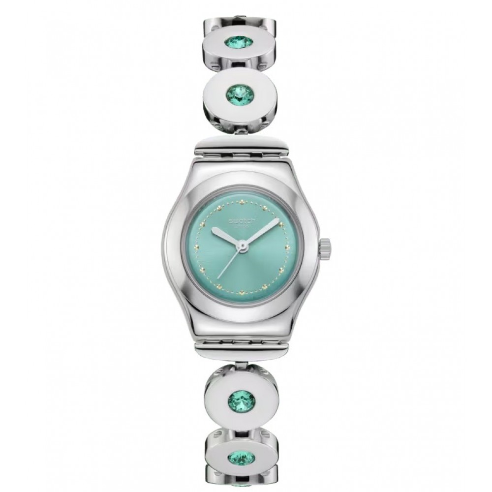 SWATCH MINTY INSPIRANCE Ρολόι Γυναικείο Ασημί Ανοξείδωτο Ατσάλι YSS355G SWATCH MINTY INSPIRANCE Ρολόι Γυναικείο Ασημί Ανοξείδωτο Ατσάλι YSS355G