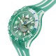 SWATCH SCUBAQUA MEDUSAE Ρολόι Πράσινο/Λευκό Λουράκι Σιλικόνης SSCU09L100