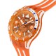 SWATCH SCUBAQUA PACIFIC SEA NETTLE Ρολόι Πορτοκαλί/Λευκό Λουράκι Σιλικόνης SSCU09O100