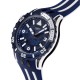 SWATCH SCUBAQUA SEA WASP Ρολόι Μπλε/Λευκό Λουράκι Σιλικόνης SSCU09N100
