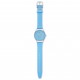 SWATCH IRIDESCENTLY BLUE Unisex Ρολόι Μπλε Λουράκι σιλικόνης SYXS164
