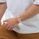 SWATCH IRIDESCENTLY PEACH Unisex Ρολόι Πορτοκαλί Λουράκι σιλικόνης SYXS166