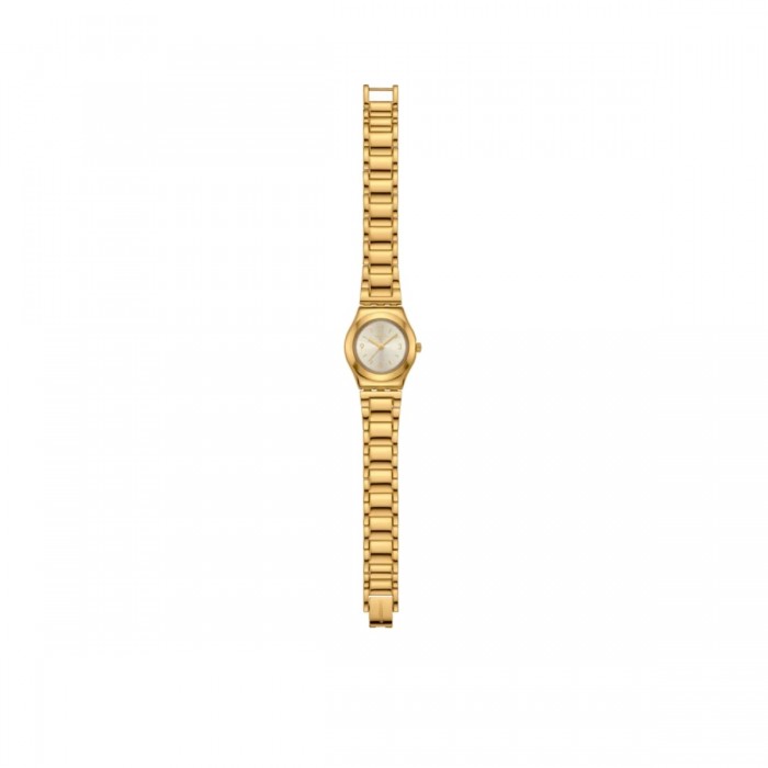 SWATCH AUREATE GLOW Ρολόι Γυναικείο Επιχρυσωμένο Ανοξείδωτο Ατσάλι YSG179G