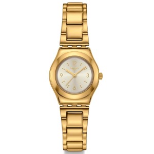 SWATCH AUREATE GLOW Ρολόι Γυναικείο Επιχρυσωμένο Ανοξείδωτο Ατσάλι YSG179G