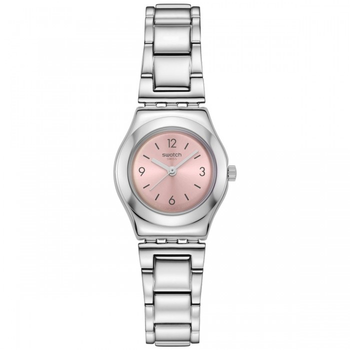SWATCH ROSY GLOW Ρολόι Γυναικείο Ασημί Ανοξείδωτο Ατσάλι YSS352G