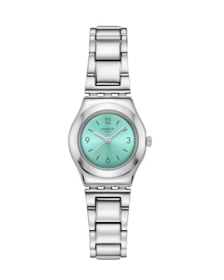 SWATCH ALLA MENTA Ρολόι Γυναικείο Ασημί Ανοξείδωτο Ατσάλι YSS353G