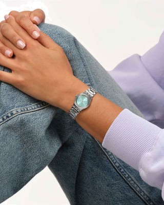 SWATCH ALLA MENTA Ρολόι Γυναικείο Ασημί Ανοξείδωτο Ατσάλι YSS353G