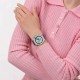 SWATCH BLUE REFLECTIVE Χρονογράφος Ρολόι Μπλε Σιλικ΄ονης λουράκι YVS539