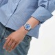 SWATCH SKY REFLECTIVE Χρονογράφος Ρολόι Μπλε Σιλικ΄ονης λουράκι YVS541