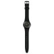 SWATCH SPARKLE NIGHT Ρολόι Μαύρο λουράκι λουράκι σιλικόνης SO31B102