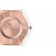 SWATCH HELLO DARLING Ροζ Επιχρυσωμένο μπρασελέ SS08K104M