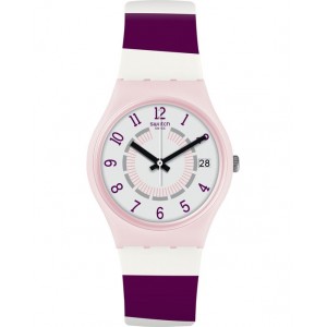 SWATCH Miss Yacht Ρολόι Πολύχρωμο Λουρί Σιλικόνης GP402