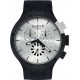 SWATCH CHEQUERED SILVER ΡΟΛΟΙ Χρονογράφος Unisex Μαύρο Λουράκι Σιλικόνης SB02B404