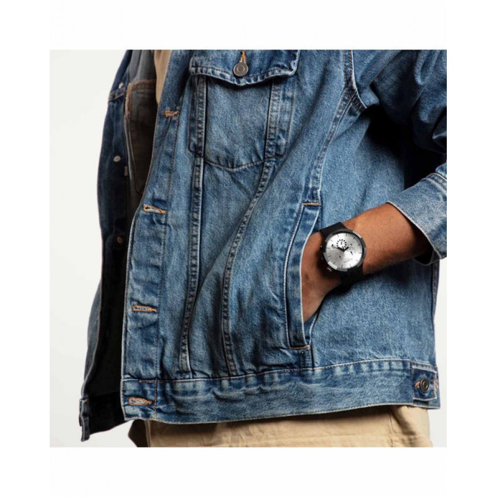 SWATCH CHEQUERED SILVER ΡΟΛΟΙ Χρονογράφος Unisex Μαύρο Λουράκι Σιλικόνης SB02B404