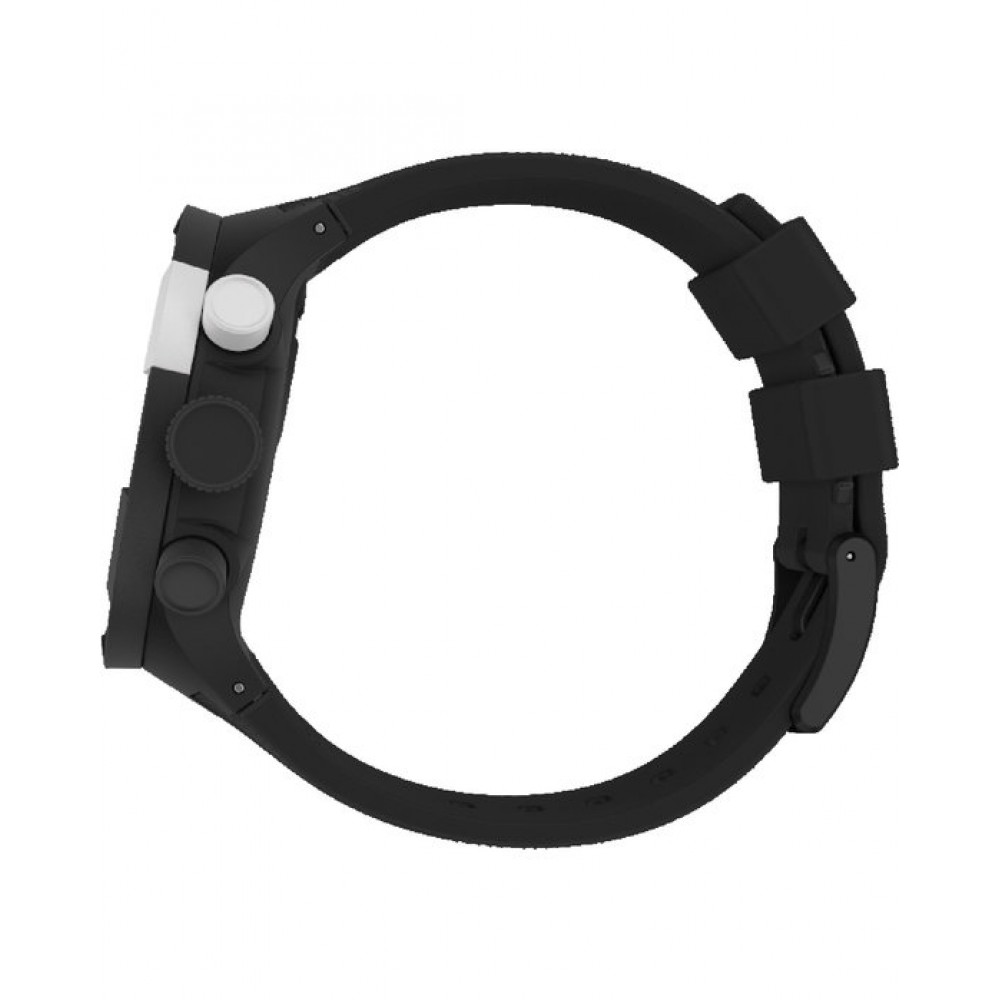 SWATCH CHEQUERED SILVER ΡΟΛΟΙ Χρονογράφος Unisex Μαύρο Λουράκι Σιλικόνης SB02B404