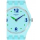 SWATCH GREENTOUCHE Ρολόι γυναικείο μπλε λουράκι σιλικόνης LN157