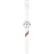 SWATCH MERRY-GO-ROUND SQUARES Ρολόι Πολύχρωμο λουράκι σιλικόνης SO28W700