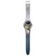 SWATCH LE FILS DE L'HOMME BY RENE MAGRITTE Ρολόι Unisex πολύχρωμο λουράκι σιλικόνης SUOZ350