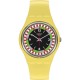 SWATCH CHEQUERED WHITE ΡΟΛΟΙ Χρονογράφος Unisex Λευκό Λουράκι Σιλικόνης SB02W400