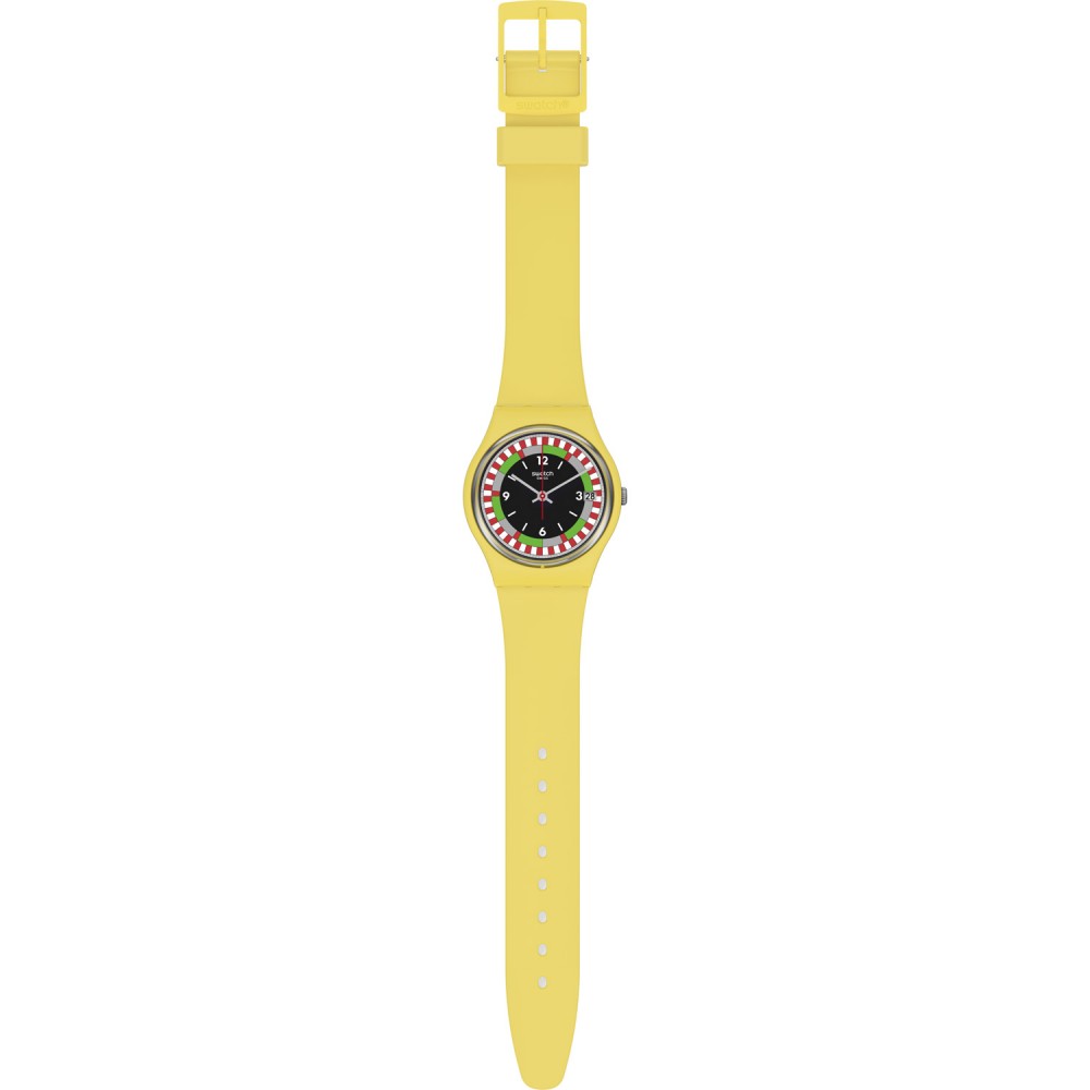 SWATCH CHEQUERED WHITE ΡΟΛΟΙ Χρονογράφος Unisex Λευκό Λουράκι Σιλικόνης SB02W400