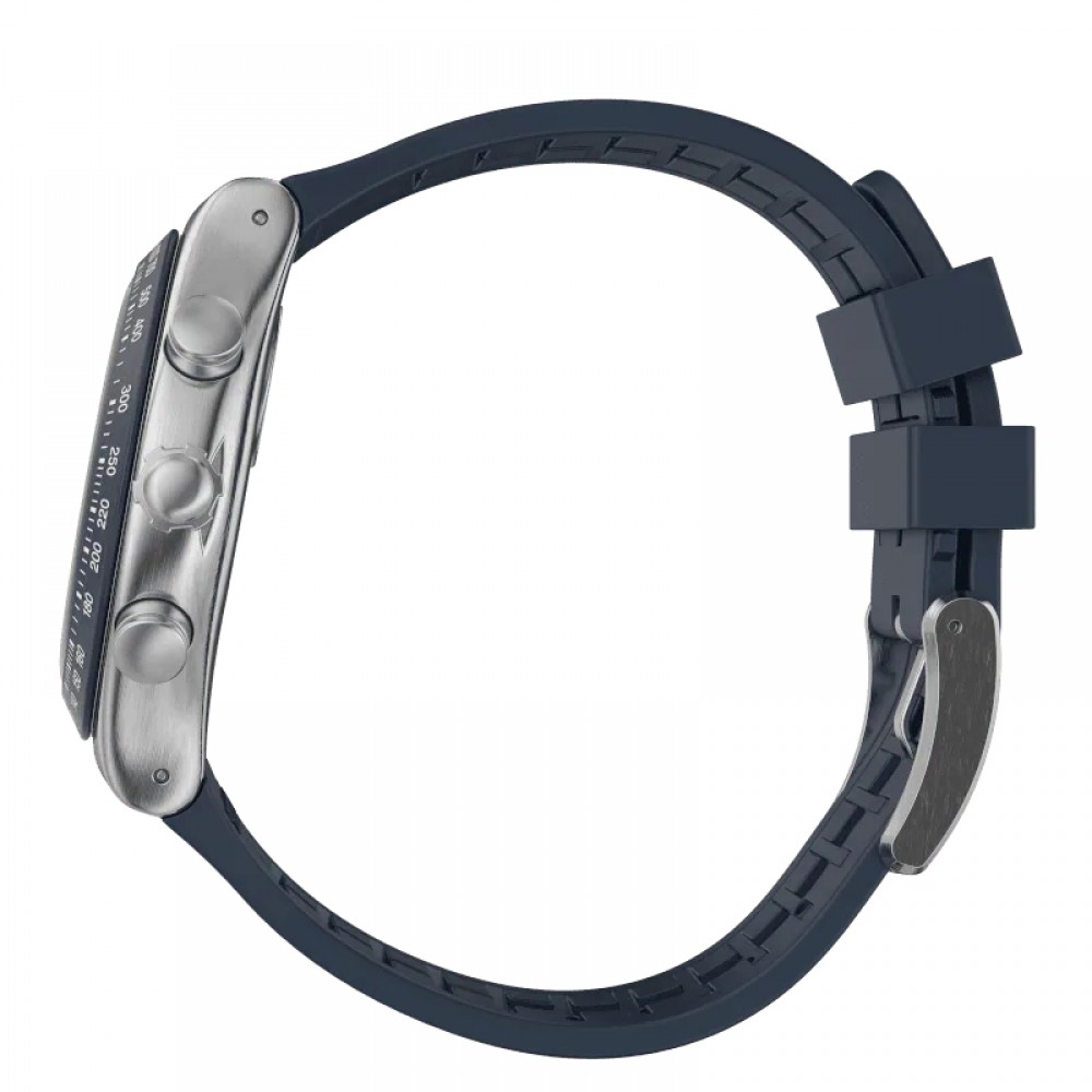 SWATCH BLUE GRID Unisex Ρολόι Μπλε Καουτσούκ Λουράκι YVS454