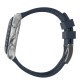 SWATCH BLUE GRID Unisex Ρολόι Μπλε Καουτσούκ Λουράκι YVS454