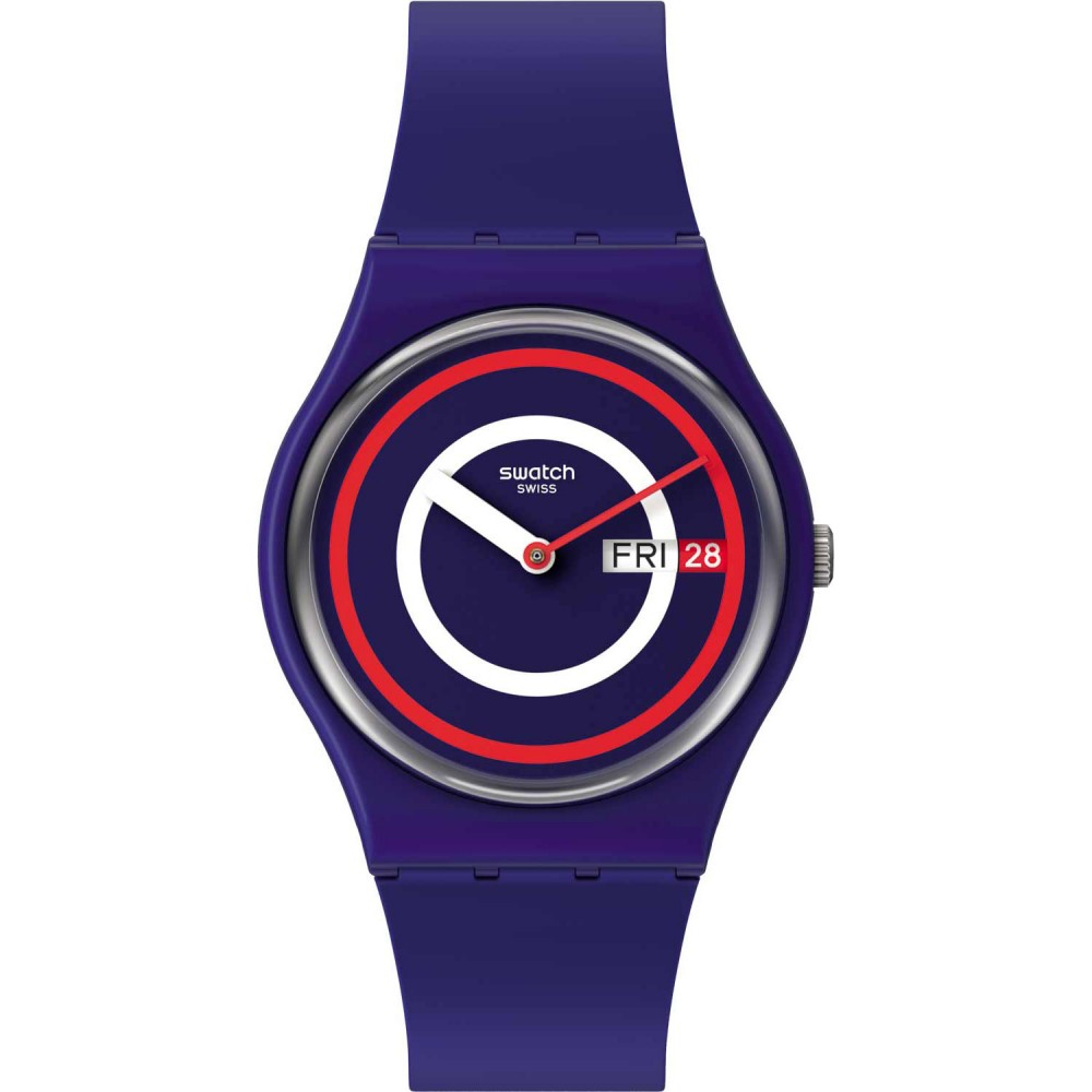 SWATCH BLUE TO BASICS Ρολόι Μπλε λουράκι σιλικόνης SO28B706