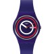SWATCH BLUE TO BASICS Ρολόι Μπλε λουράκι σιλικόνης SO28B706