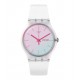 SWATCH POLAWHITE Unisex Ρολόι Λευκό  Λουράκι Σιλικόνης SO29K704-S14