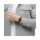 SWATCH BLACK CAROUSEL SQUARES Ρολόι μαύρο λουράκι σιλικόνης SO28B705