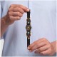 SWATCH DIE GLOCKE Ρολόι Unisex Μαύρο Δερμάτινο Λουράκι GB285