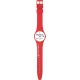 SWATCH ALL ABOUT MOM Ρολόι Γυναικείο Κόκκινο Λουράκι σιλικόνης GZ713