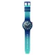 SWATCH ESSENTIALLY BOLD Ρολόι Unisex Μπλε Λουράκι Σιλικόνης SB01N700
