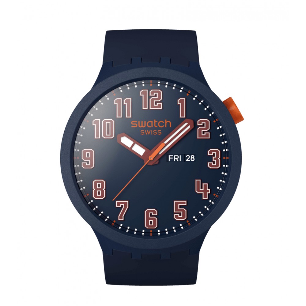 SWATCH ESSENTIALLY CONFIDENT Ρολόι Unisex Μπλε Λουράκι Σιλικόνης SB01S700 SWATCH ESSENTIALLY CONFIDENT Ρολόι Unisex Μπλε Λουράκι Σιλικόνης SB01S700