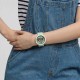 SWATCH UP IN SMOKEUP IN SMOKE Ρολόι Πράσινο Λουράκι Σιλικόνης SB03Z103