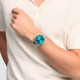 SWATCH AQUA SHIMMER Unisex Ασημί Ανοξείδωτο Ατσάλι μπρασελέ SB07S100G